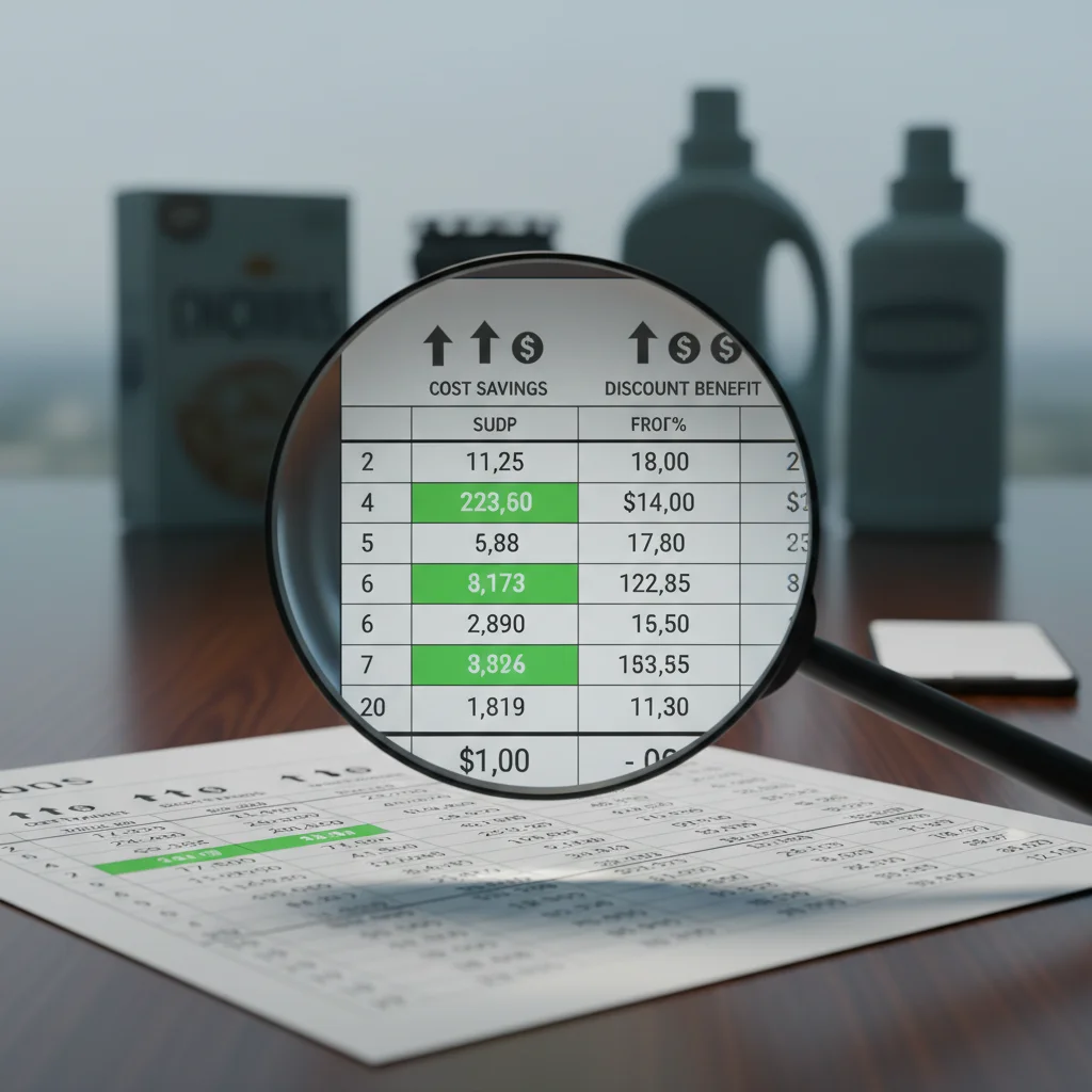 Analyzing financial impact of brand discounts