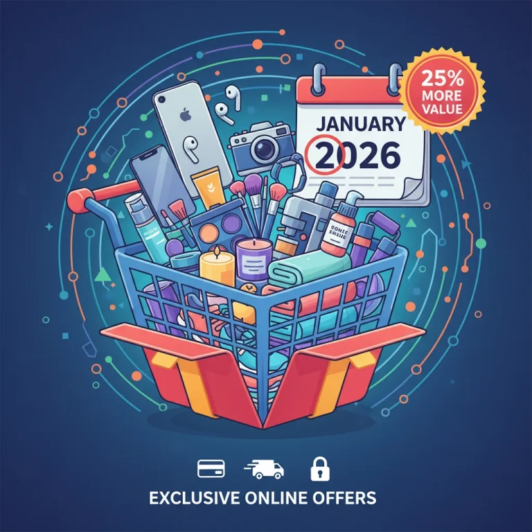 January 2026 online bundle deals offering 25% more product value