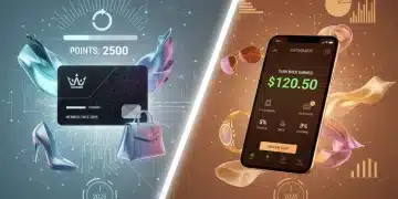 Loyalty card with points and cash back app on smartphone for fashion savings comparison, 2026