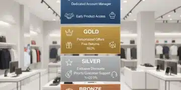 Infographic showing loyalty program tiers and their associated benefits for U.S. shoppers in 2026.