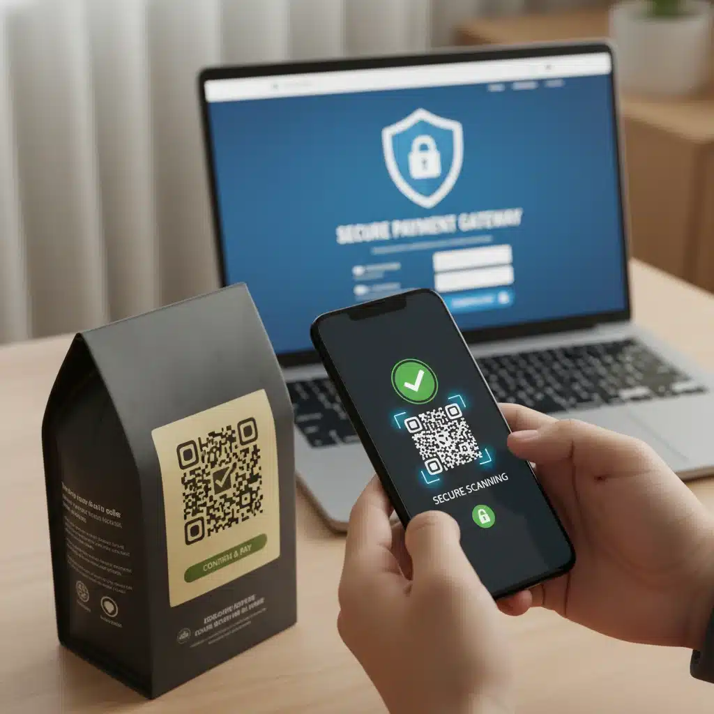 Secure online transaction and QR code scanning for verified promotional offers.