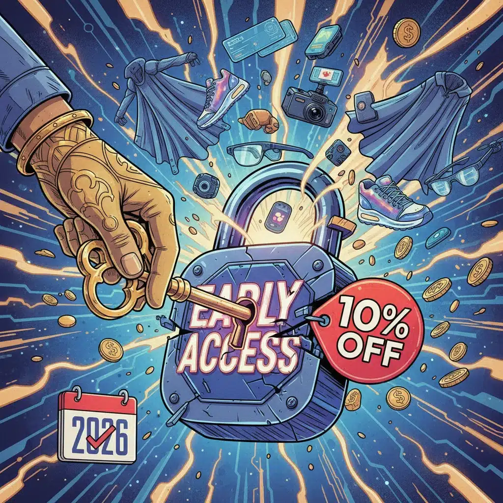 Unlock Exclusive Savings: Early Access to Sales with an Extra 10% Off New Collections Through 2026