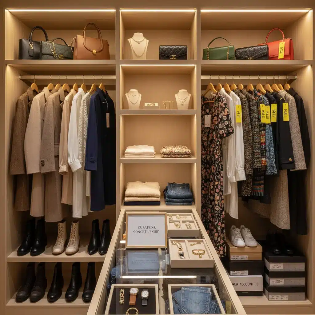 Curated sustainable designer wardrobe built through smart shopping.