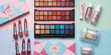 Assortment of colorful makeup value sets promising significant savings