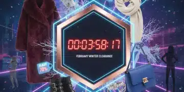 Urgent countdown for flash fashion deals ending this week in February 2026, featuring stylish clothing and accessories.